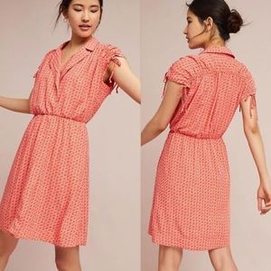 Anthropologie Maeve Carlotta Ruched Dress